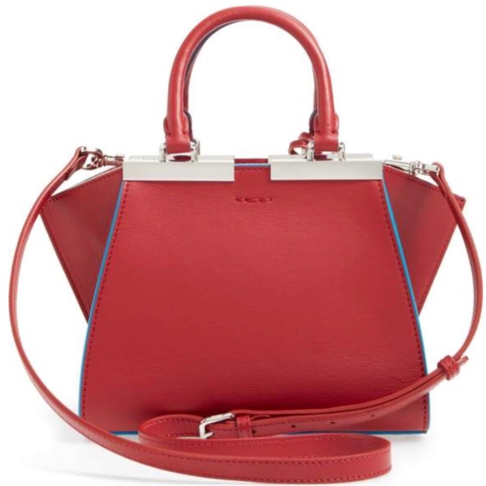FENDI - Red Leather - Crossbody/Top handle